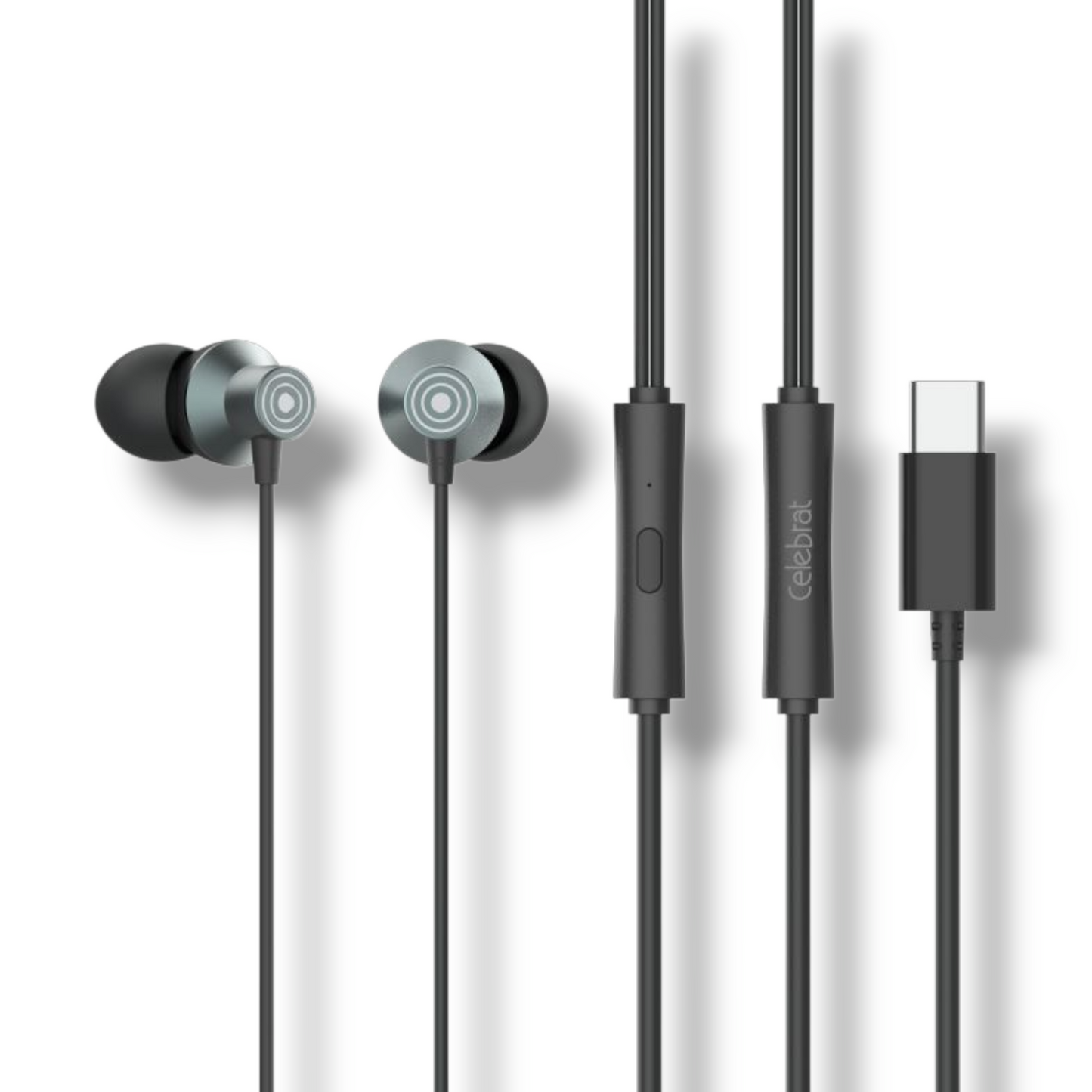 AUDIFINOS USB-C 1.2M - CELEBRAT D15