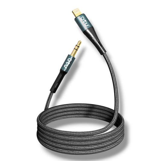 CABLE AUXILIAR LIGHTNING A 3,5 mm 1.8M - OTU X02-I