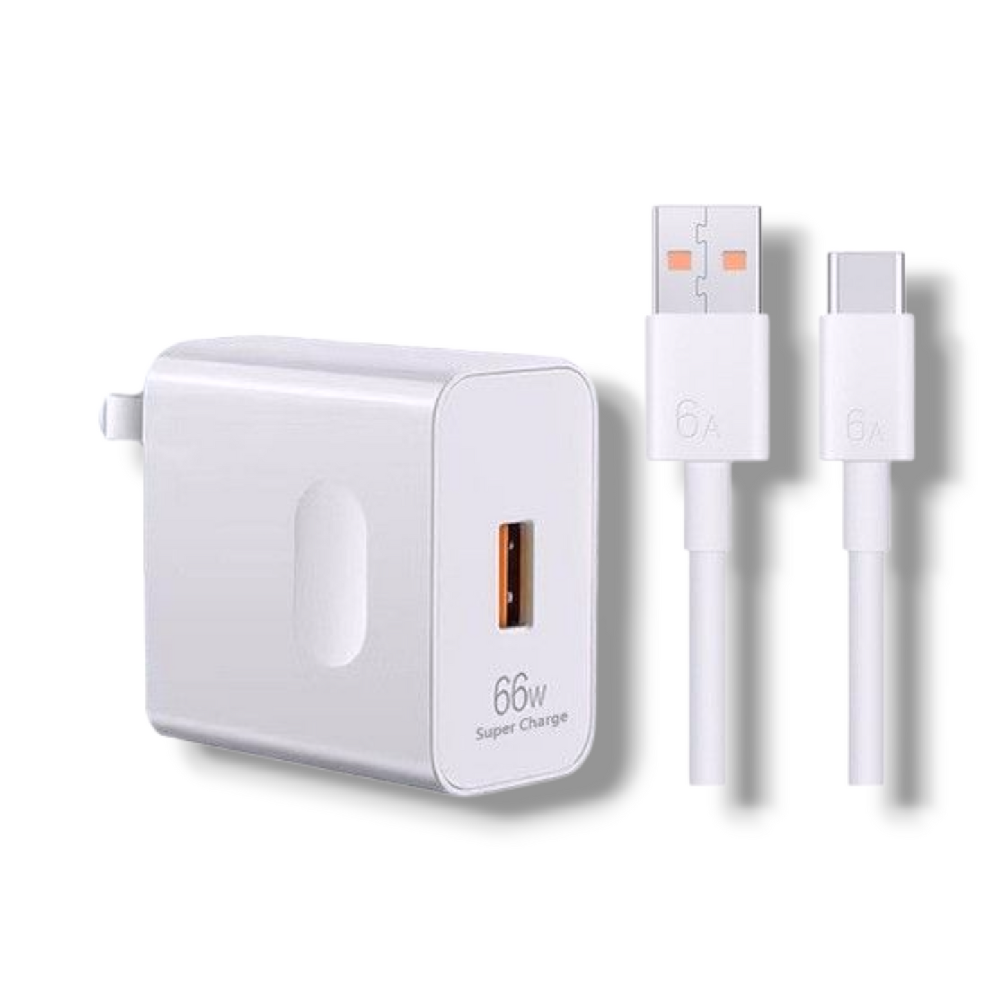 CARGADOR HONOR SuperCharge 66W USB-A CON CABLE USB-C 1M - AAA