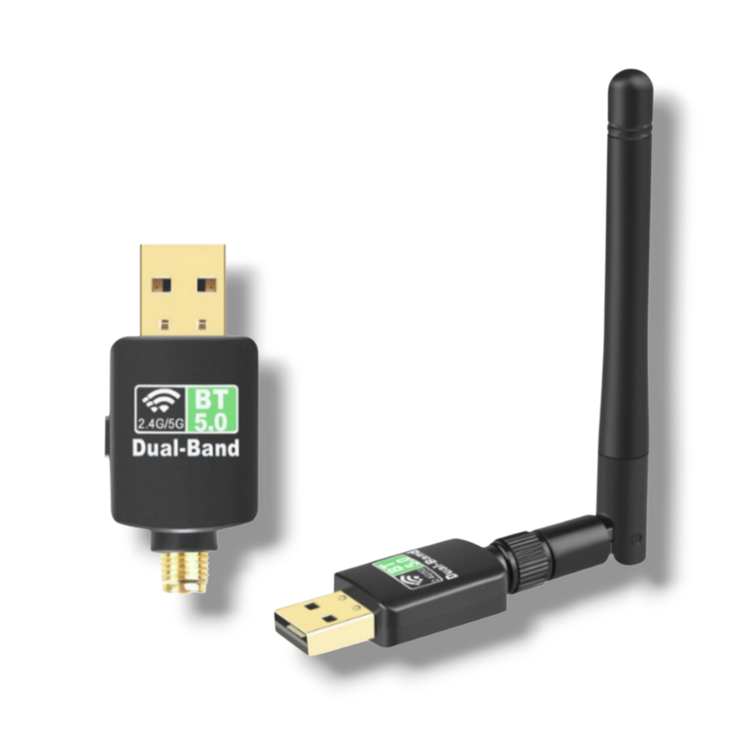 ADAPTADOR USB-A INALÁMBRICO DE DOBLE BANDA WI-FI Y BLUETOOTH 5.0 - WB-601