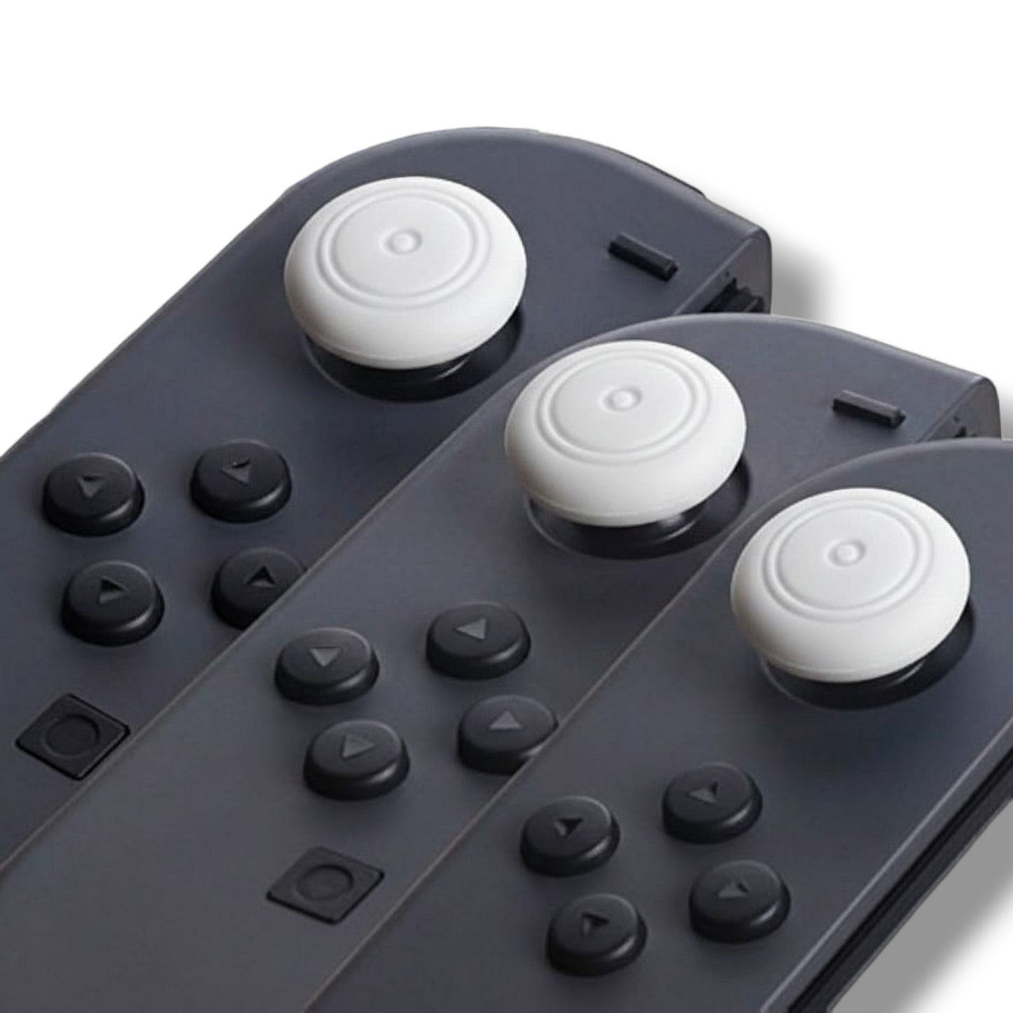 THUMB GRIPS SILICONE 1 PAR PARA JOY-CON NINTENDO SWITCH / LITE / OLED - BLANCO