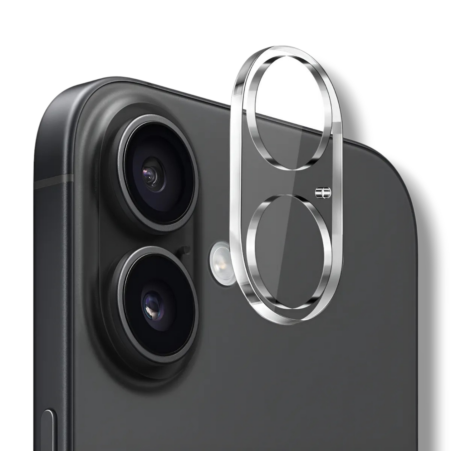 IPHONE 17 - TEMPERADO DE CAMARA TRASPARENTE COMPLETO