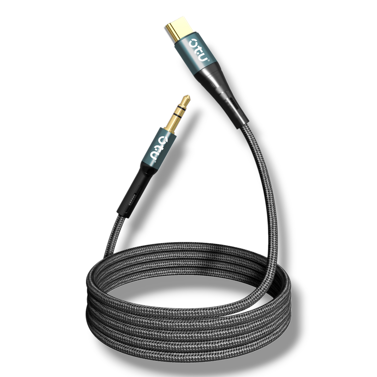 CABLE AUXILIAR USB-C A 3,5 mm 1.8M - OTU X02-C