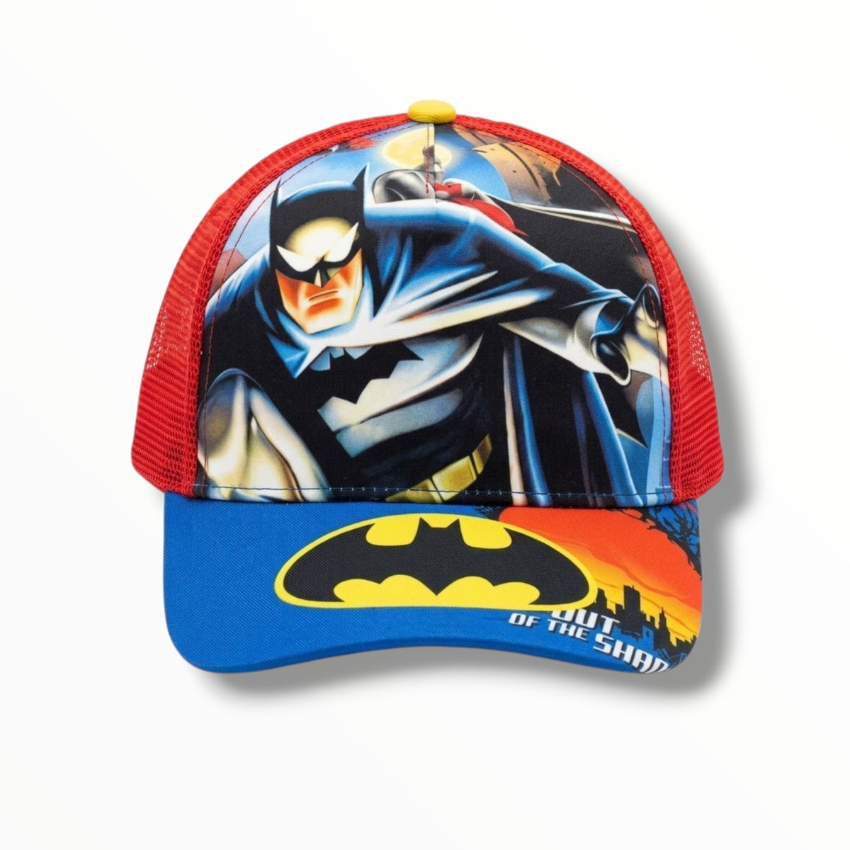 GORRA PARA NIÑO CON DISEÑO DE BATMAN