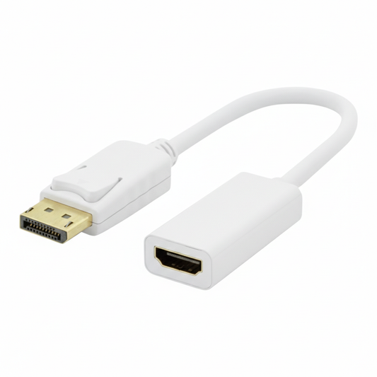 ADAPTADOR DISPLAYPORT MACHO A HDMI HEMBRA 2K / 4K