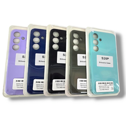 SAMSUNG S25 PLUS - ESTUCHE SILICONE COLORES VARIOS