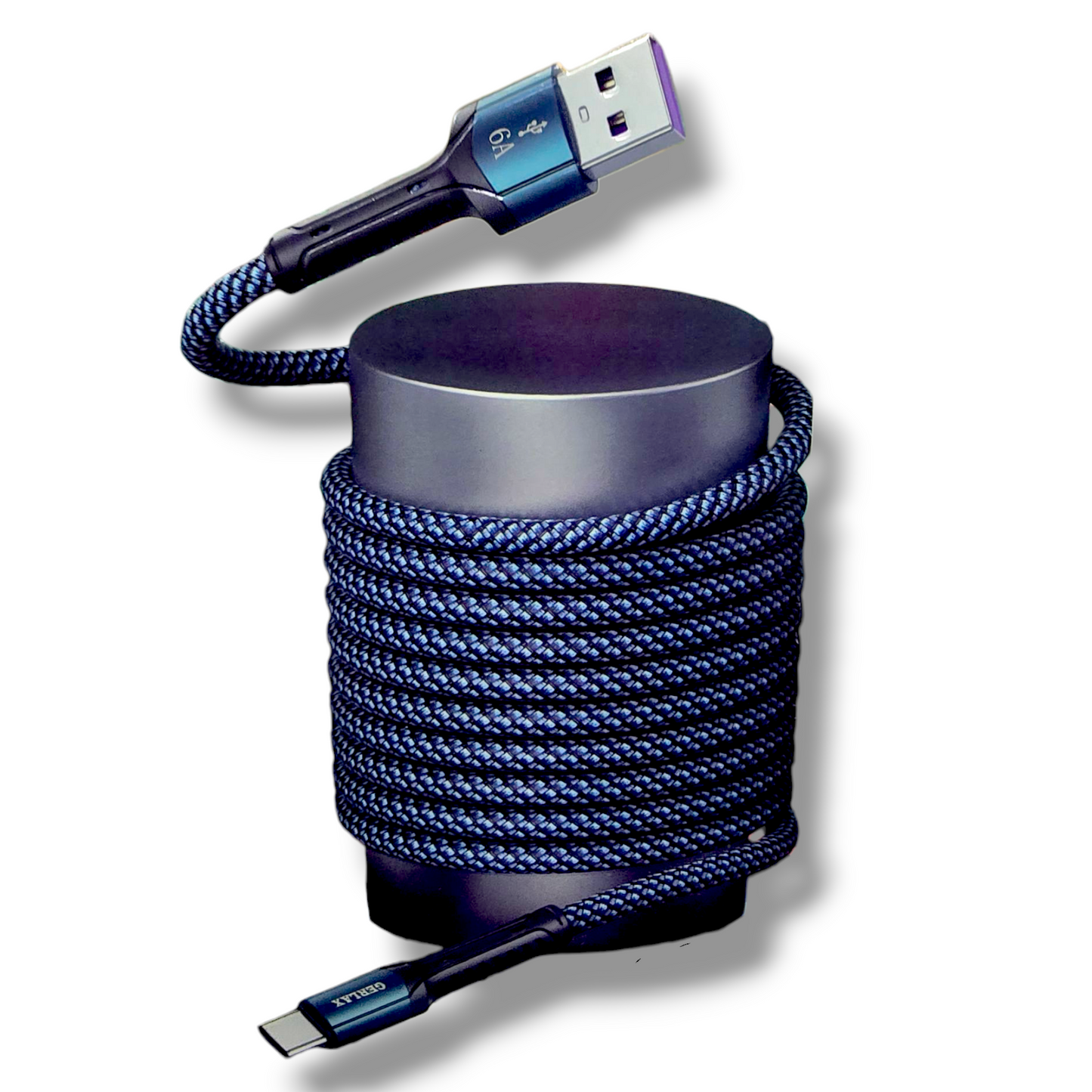 CABLE USB-A A USB-C 3M 6A TRENZADO- GERLAX GD-54T