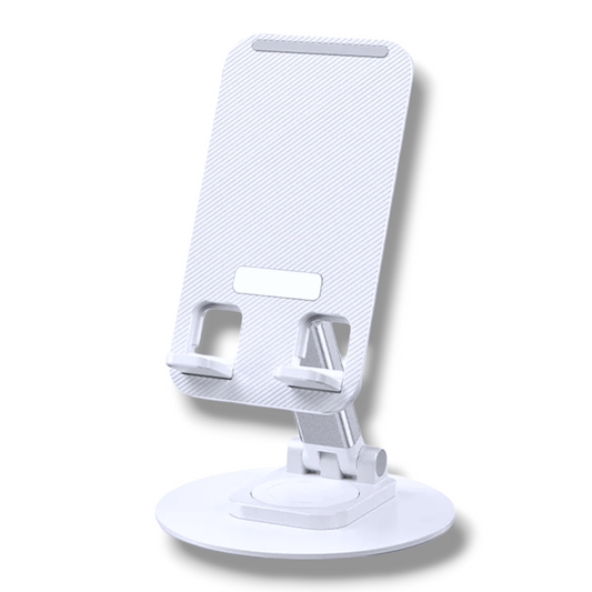 SOPORTE PARA CELULAR Y TABLET L-353 ESCALABLE PLEGABLE Y GIRATORIO 360°