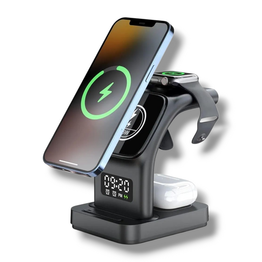 BASE DE CARGADOR 5 EN 1 INALAMBRICO MAGSAFE - HY-05