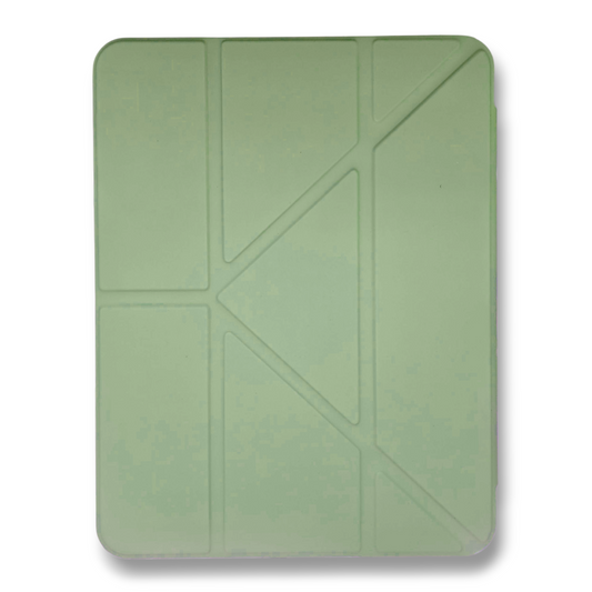 IPAD A16 11" PULGADAS / IPAD 10ma GENERACION / IPAD 10,9" PULGADAS 2022 ESTUCHE DE AGENDA VERDE CLARO / TRASPARENTE