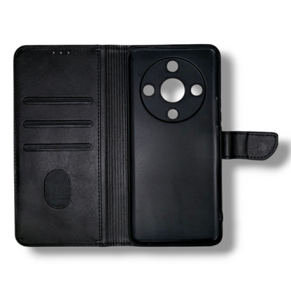 HONOR MAGIC 6 LITE / HONOR X9B 5G - ESTUCHE DE AGENDA NEGRO