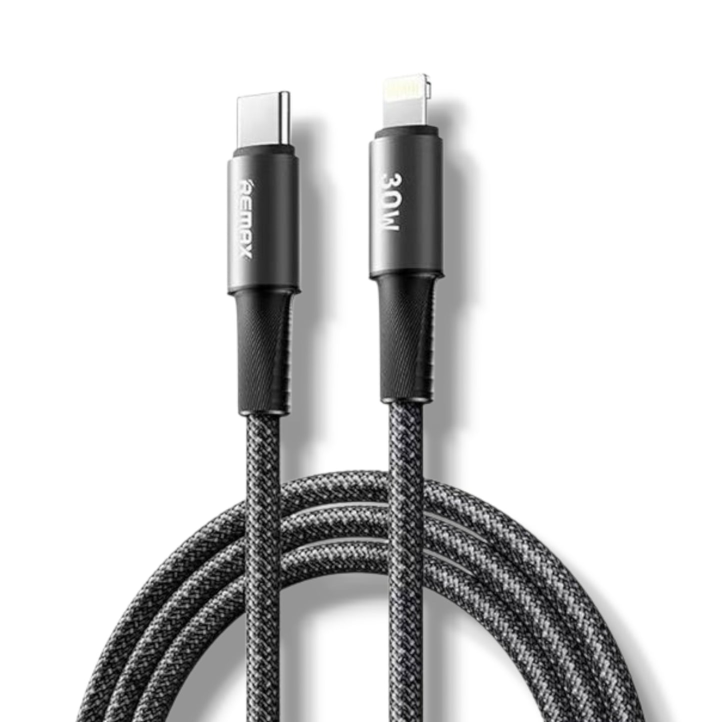 CABLE USB-C A LIGHTNING 30W 1.2M TRENZADO - REMAX CB25(C-L)